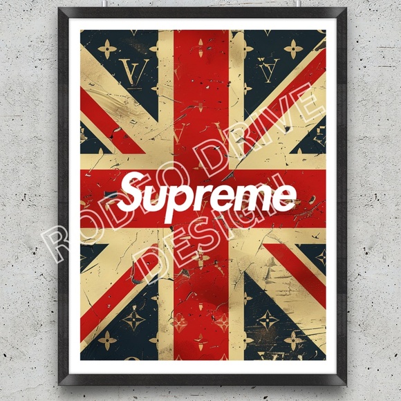 SUPREME WALL ART 11X17 PRINT SUPREME POSTER BY THE ARTIST DENARDAI - Picture 1 of 2